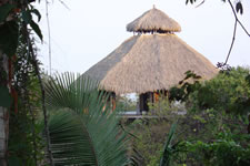 outside the temple