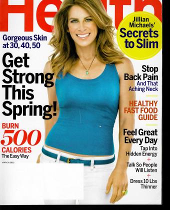 Health magazine cover March 2012