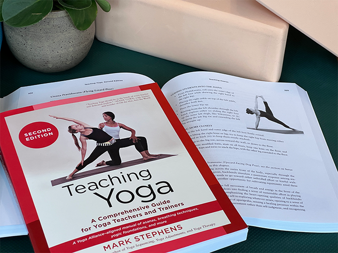 Teaching Yoga open book 96